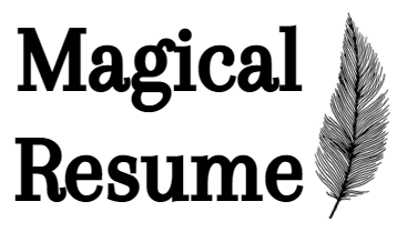 AI Resume Builder and Magical Resume logo combined